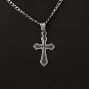 Stainless Steel Chain with Cross pendant